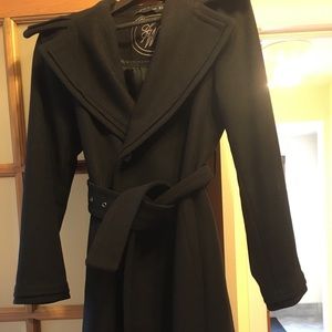 Long wool coat. Worn once. Like new